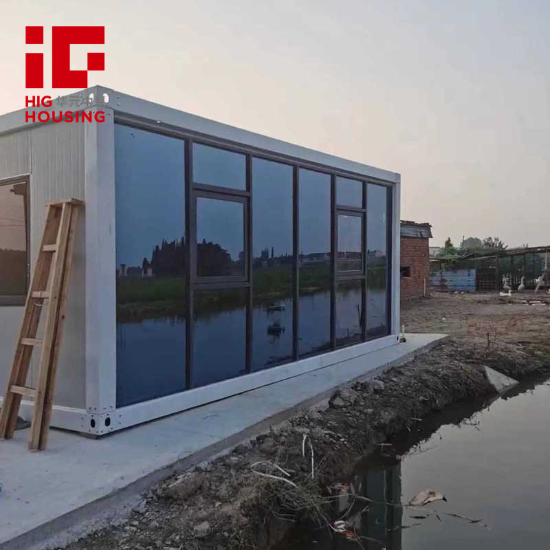 Detachable Easy Packaging 20ft 40ft Prefab Container Bar Coffee Kiosk House Modular Prefabricated Barber Shop