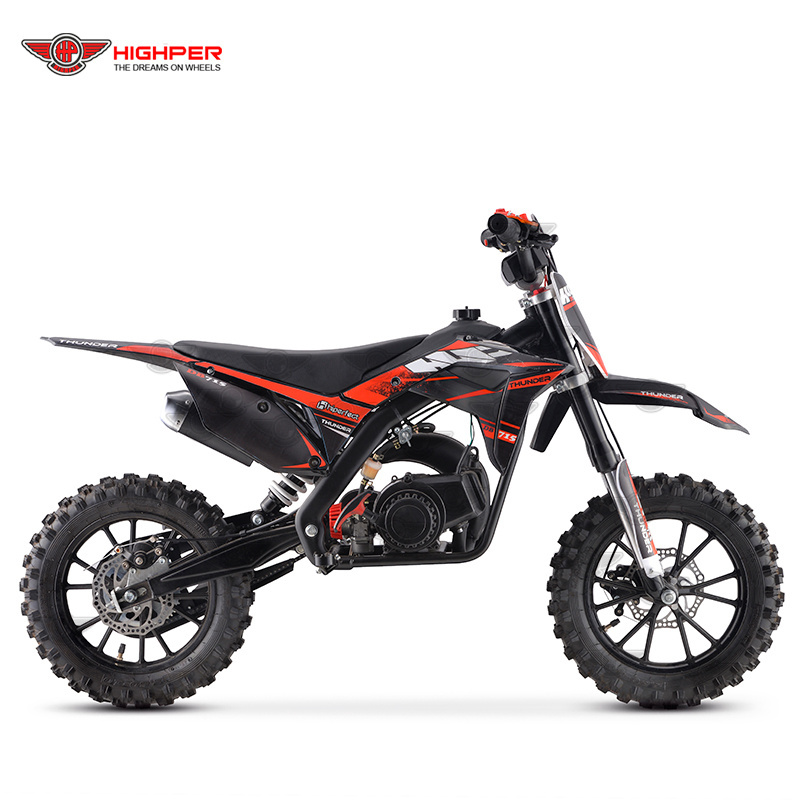 HIGHPER 2023 New 49cc Mini Dirt Bike Sport Motorcycle for Kids (DB712)