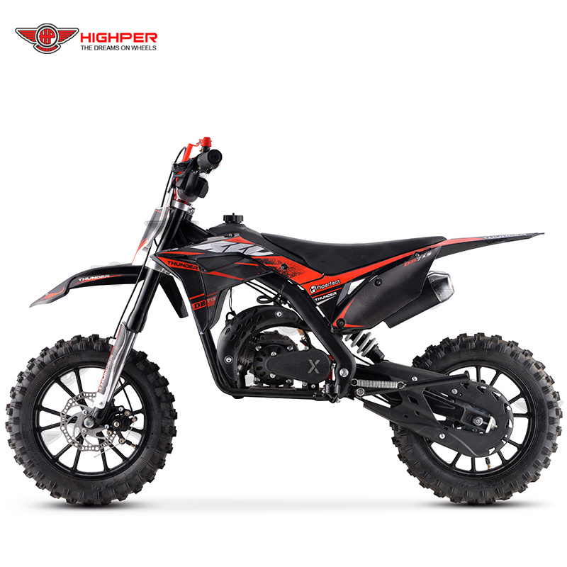 HIGHPER 2023 New 49cc Mini Dirt Bike Sport Motorcycle for Kids (DB712)