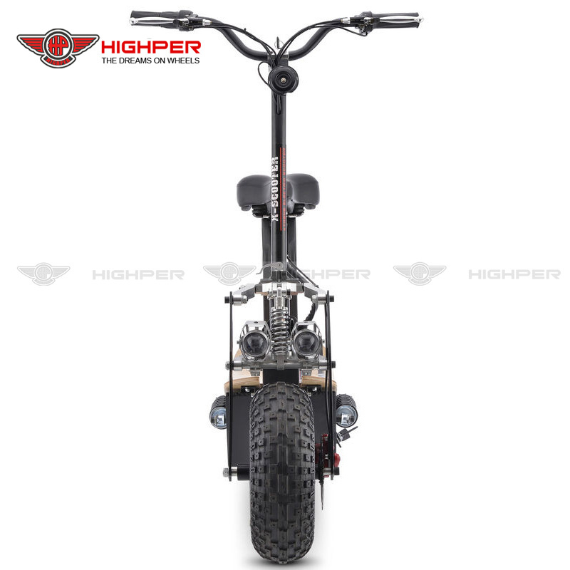 New Cheap Adult Electric Scooter 1600W~ 2000W 60V off road big folding electric scooter, fat tire with seat