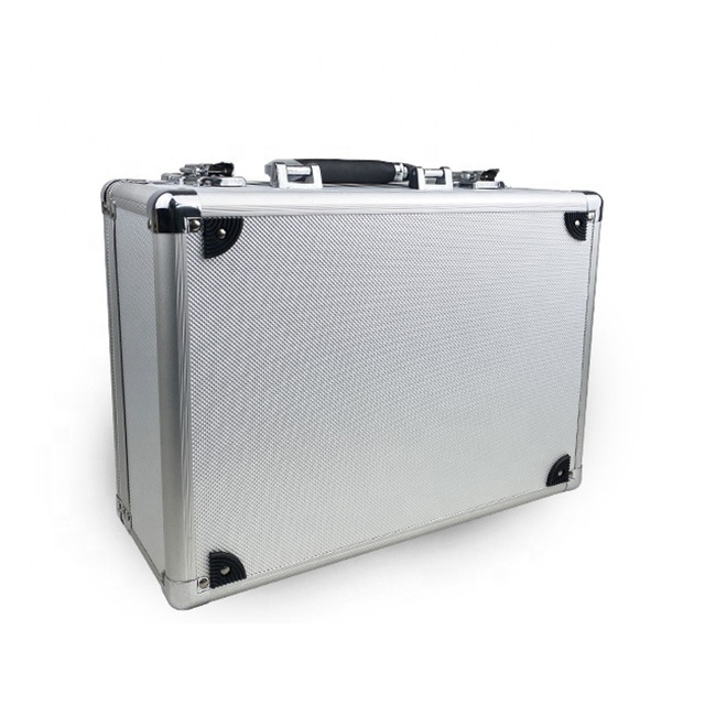 Customizable Pluck Foam Interior Aluminum Tool Box Case for Test Instruments Cameras Tools Parts