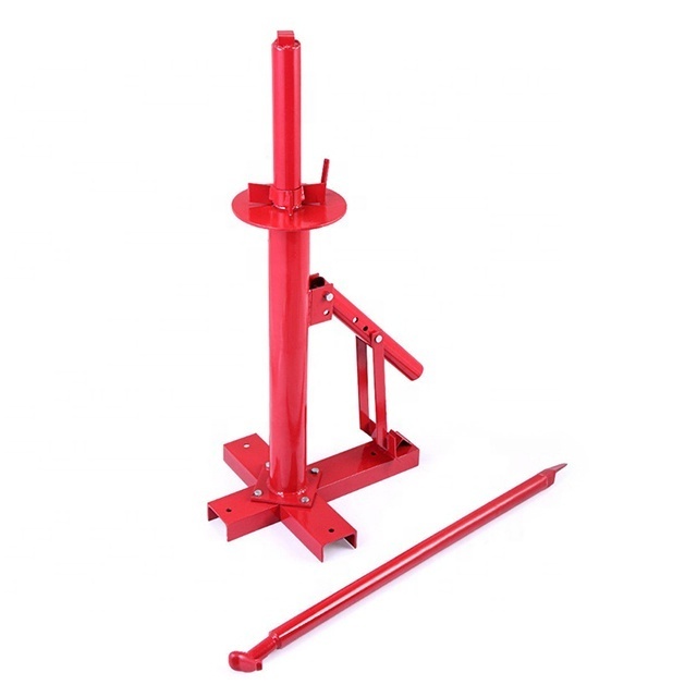 Portable bead breaker manual tire changer