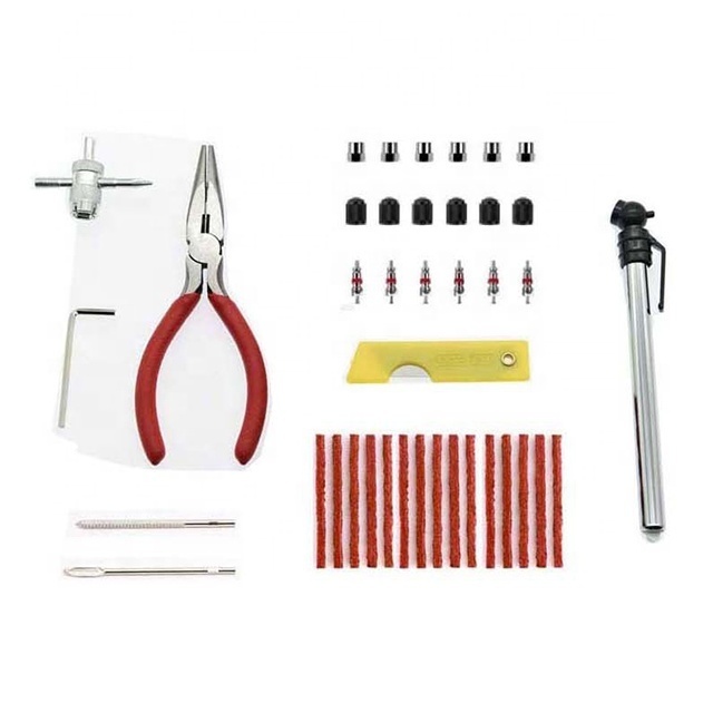 Car, Motorcycle, ATV, Jeep, Truck, Tractor Flat tire plug repair kit