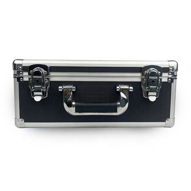 Customizable Pluck Foam Interior Aluminum Tool Box Case for Test Instruments Cameras Tools Parts