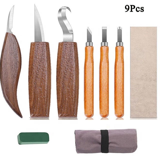 Hook chip carving knife wood carving tools set