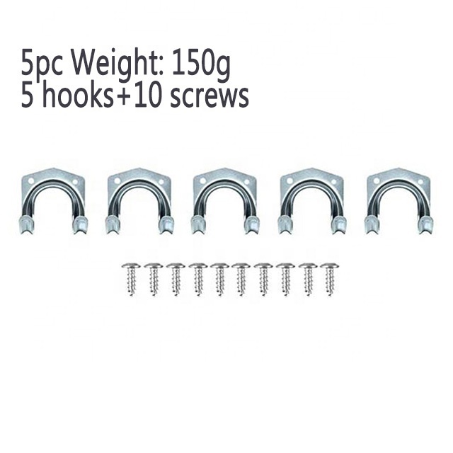 Metal tool storage wall hook double hanger hook metal hook