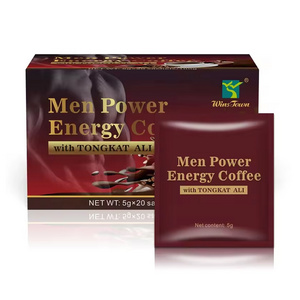 Men Power Natural Herbs Coffee X Organic Maca Black Energy Instant Coffee For Men