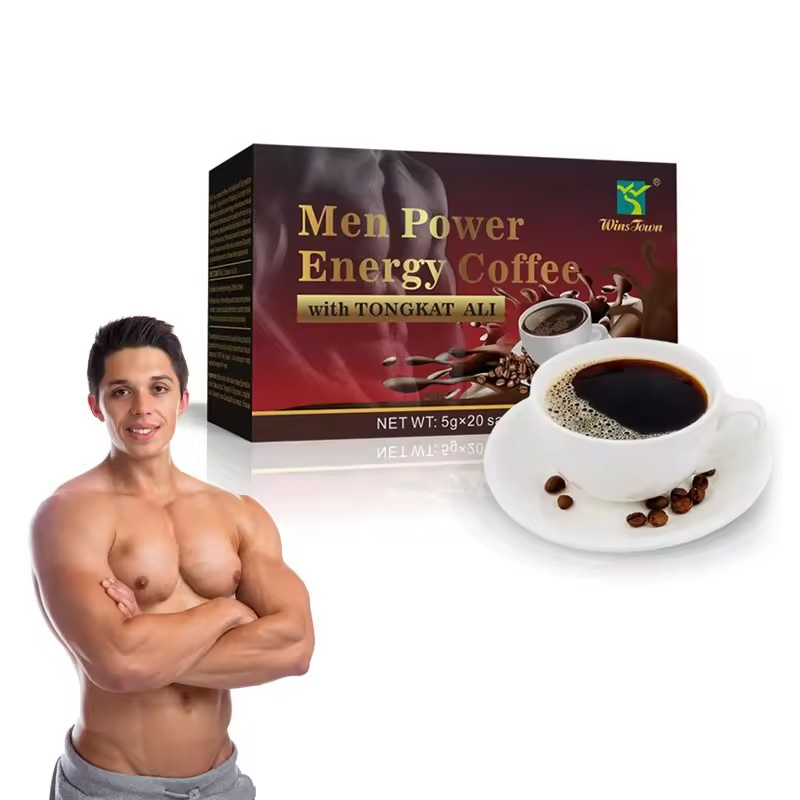 Men Power Natural Herbs Coffee X Organic Maca Black Energy Instant Coffee For Men