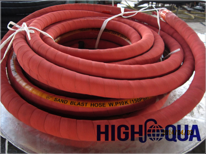 Industrial rubber air water oil hose Composite hose, Flexible food chemical rubber hoses, Sand blast rubber hose