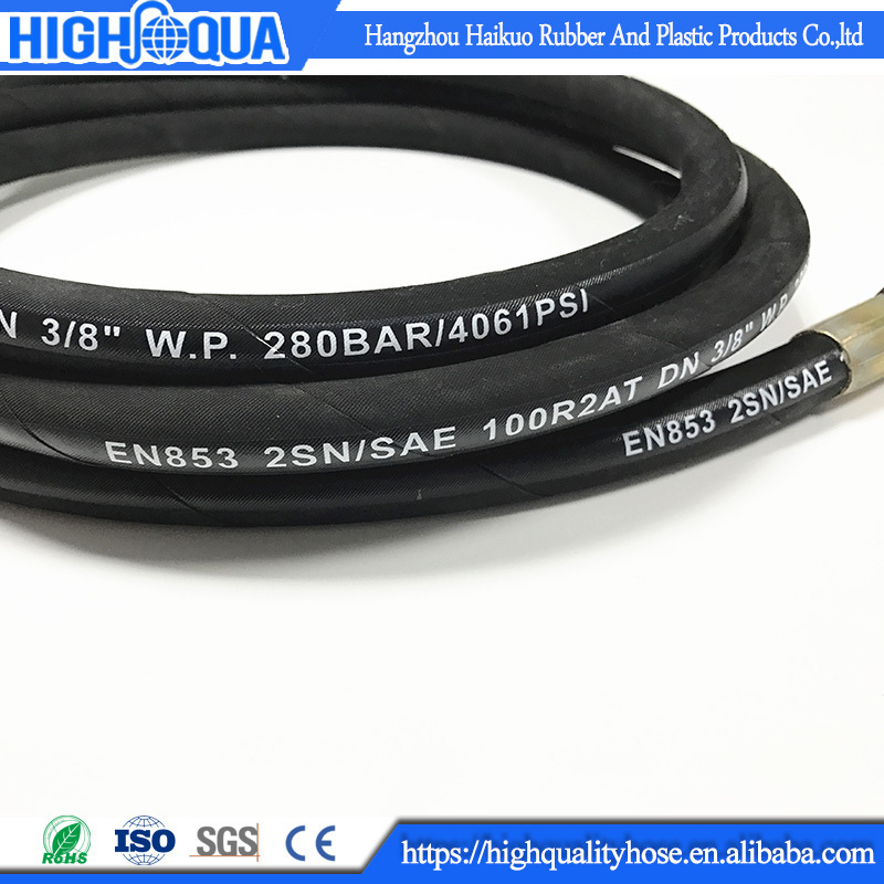 Wholesale Suction oil hose rubber oil pipe low-pressure Trade Assurance hydraulic rubber hose 2sn