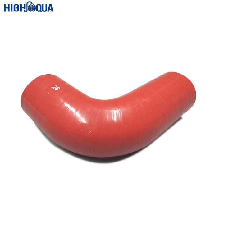 Black Flexible Heat Resistant Silicone Rubber Pipe 90 Degree Elbow Hose ID64mm For Intake Intercooler Turbo 3PLY