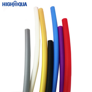 hookah accessories silicone hose with aluminum mouthpiece pipe,silicone hookah