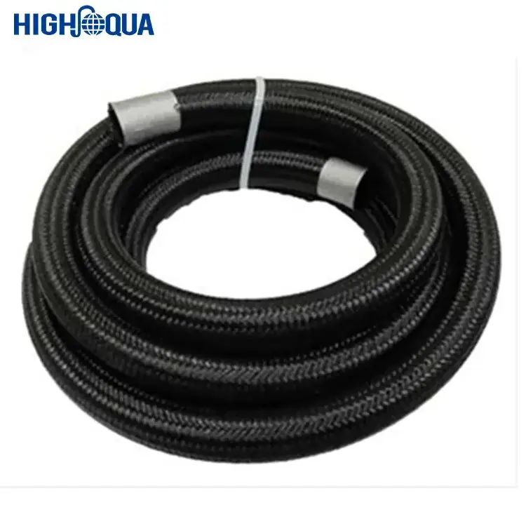 External Braided Cotton Air Compressor Temperature-resistant Steel Wire Braided Oil Hose