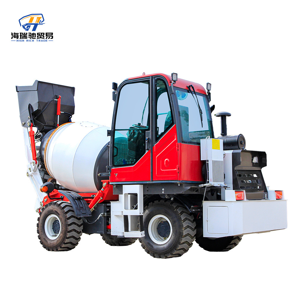 New designed 1cbm Concrete Materials Transit Mixer, Mini Truck Concrete Mixer