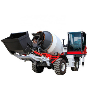 New designed 1cbm Concrete Materials Transit Mixer, Mini Truck Concrete Mixer