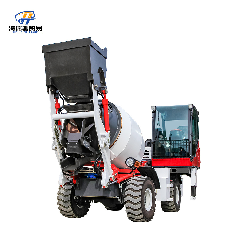 New designed 1cbm Concrete Materials Transit Mixer, Mini Truck Concrete Mixer