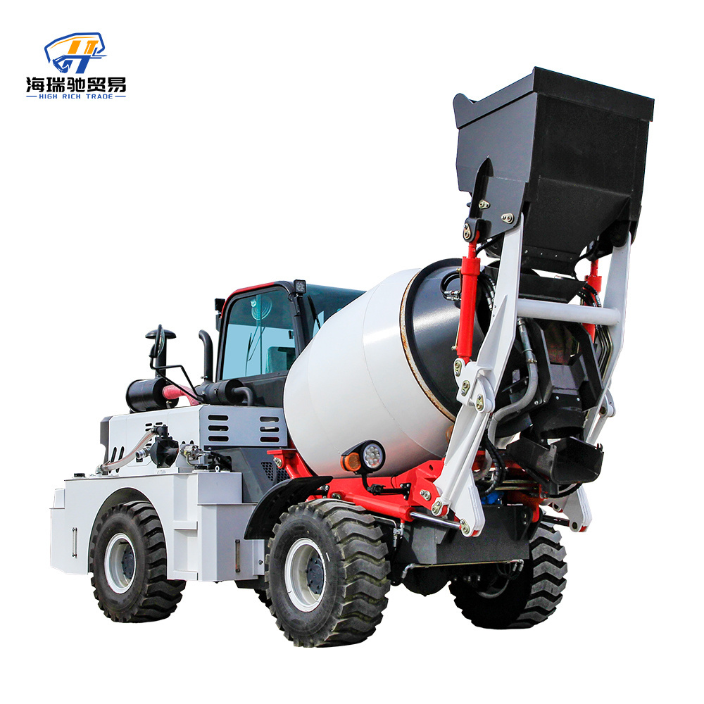 New designed 1cbm Concrete Materials Transit Mixer, Mini Truck Concrete Mixer