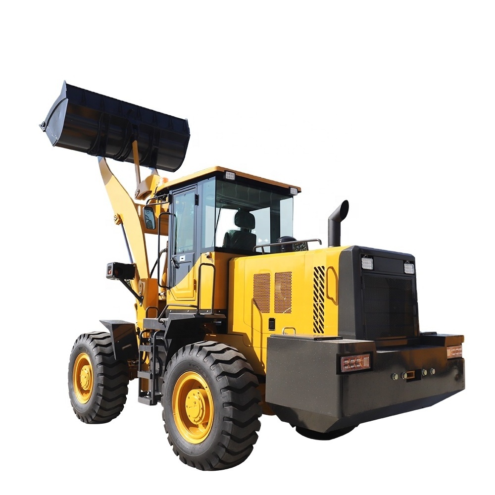 HIGHRICH BRAND Chinese Industrial Articulated Earth Mover Auto Mini Farm Truck Wheel Tractor Front End Loader for Sale