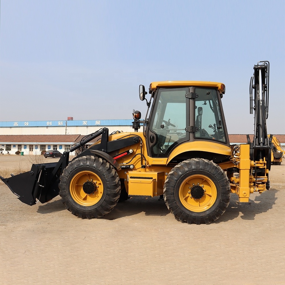 HIGHRICH Brand chinese Factory Price China Made Wheel Backhoe Loader for Sale Near Me