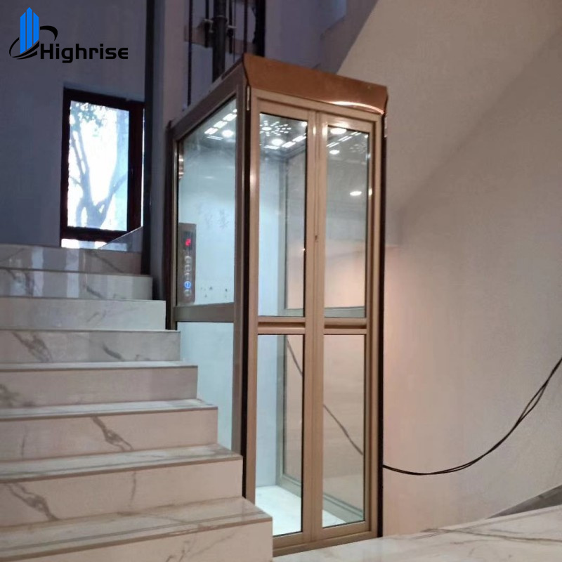 Hot sale household home elevator lifts 1 2 person villa residential passenger lift small elevators for homes