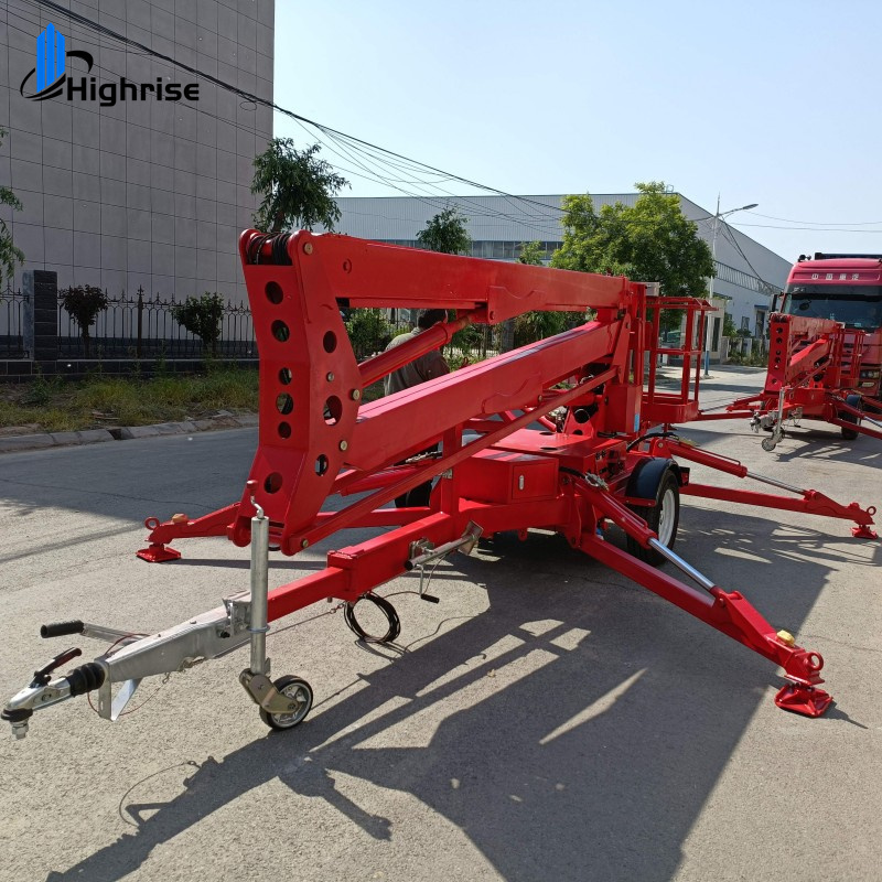 8-16M Truck Mounted Articulated Boom Lift Hydraulic Aerial Work Platform/High rise hydraulic man lift/aerial work lift platform