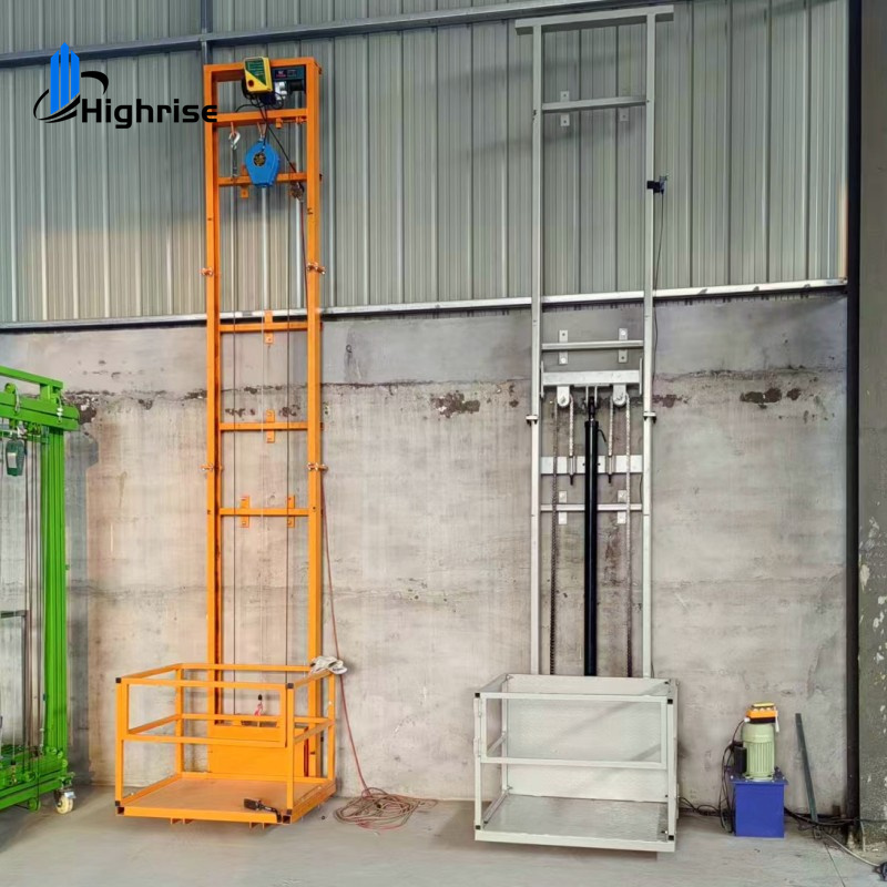 Highrise Hydraulic warehouse electric elevator cargo lift/residential freight elevators/cargo elevator vertical cargo lift