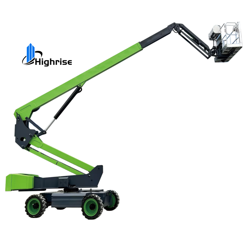 CE ISO Good Quality Cherry Picker Boom Lift Hydraulic Self Propelled Articulated Aerial Lift cherry picker At Cheap Prices