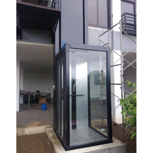 Residential Home Elevator/Cheapest 2 Person Sightseeing glass elevator/Small Hydraulic House 2Floors Home Lift