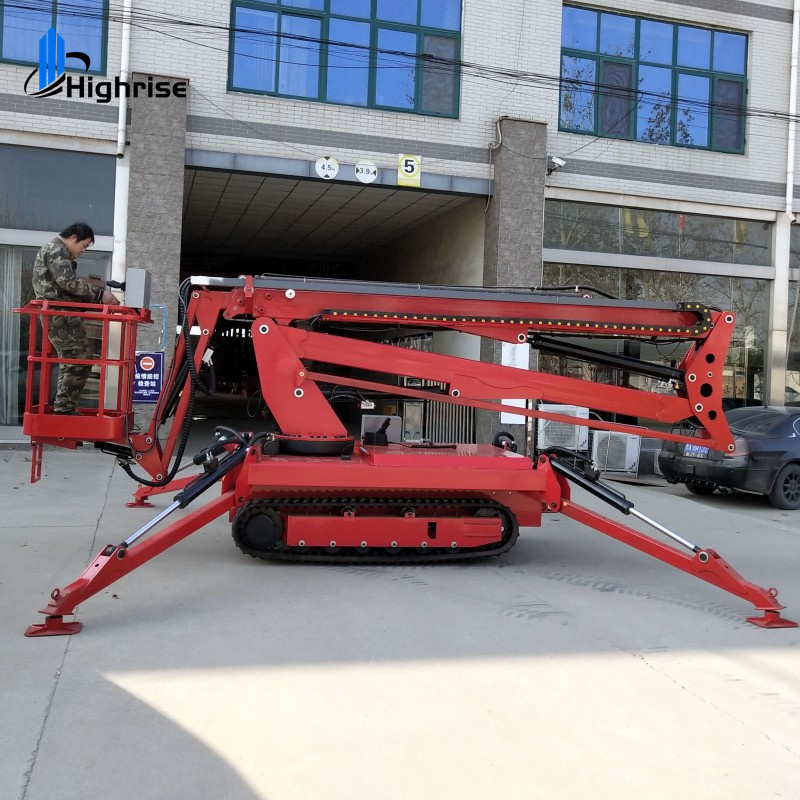 High Tons Mini Crawler Crane Forklift With Crane Boom lift