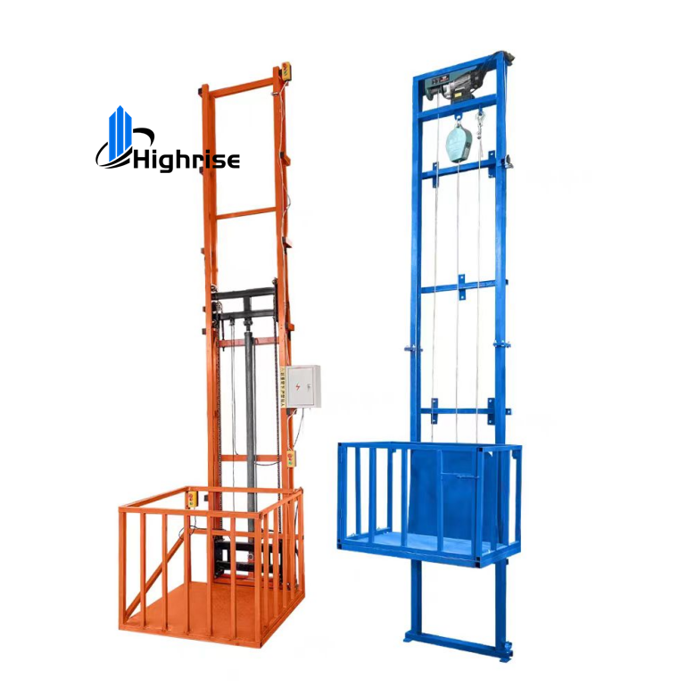 Highrise Hydraulic warehouse electric elevator cargo lift/residential freight elevators/cargo elevator vertical cargo lift