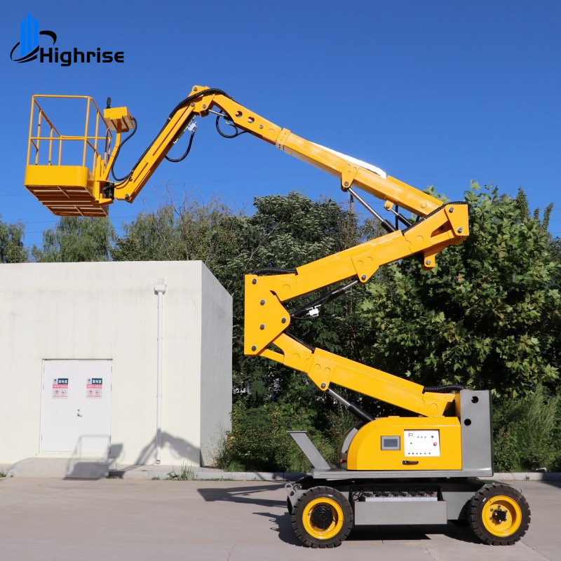 Popular  boom lift platform/self propelled electric crawler scissor man lift/self-propelled scissor lift aerial work platform