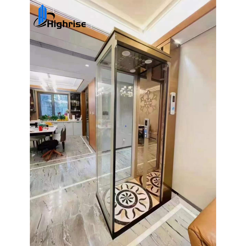 Hot sale household home elevator lifts 1 2 person villa residential passenger lift small elevators for homes