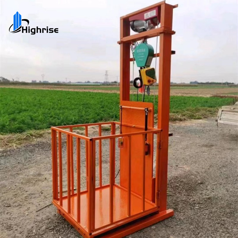 Highrise Hydraulic warehouse electric elevator cargo lift/residential freight elevators/cargo elevator vertical cargo lift