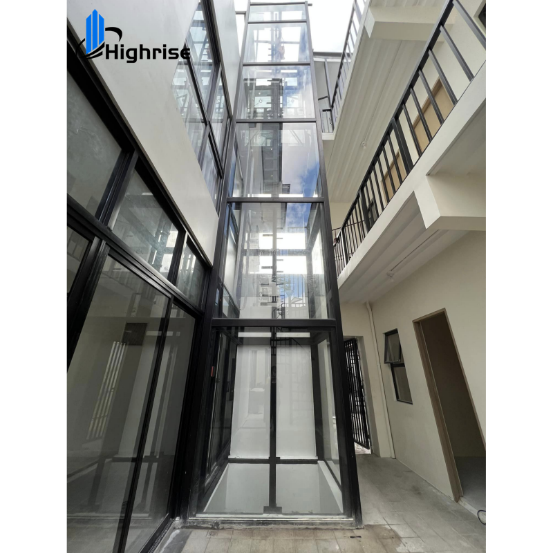 Factory sale high quality customized outdoor indoor passenger lift villa residential home elevator 2 4 floor