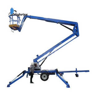 8-16M Truck Mounted Articulated Boom Lift Hydraulic Aerial Work Platform/High rise hydraulic man lift/aerial work lift platform