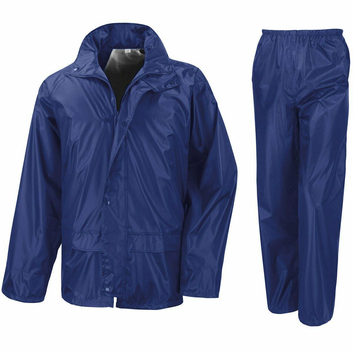 Mens Waterproof Suit Jacket & Trouser Bottom Rain Set Womens Adults Mens Size