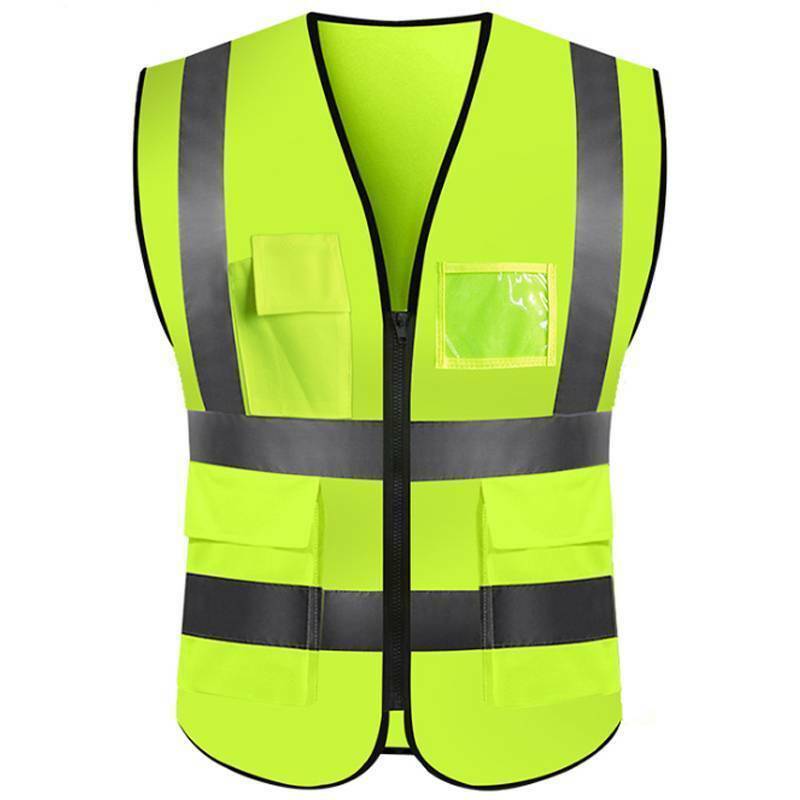 Hi Vis Reflective Vest Hi Viz Visibility Safety Work Wear Jacket Waistcoat Tops