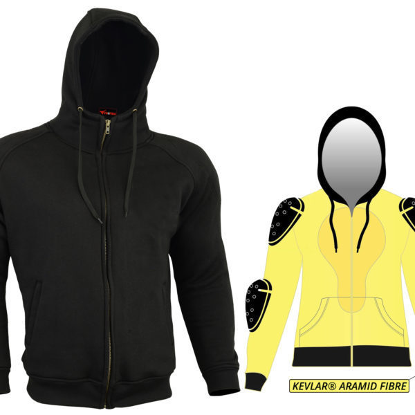 Custom Australian Bikers Gear Motorcycle Motorbike CE Hoodie Jacket armored Safety Hoodies