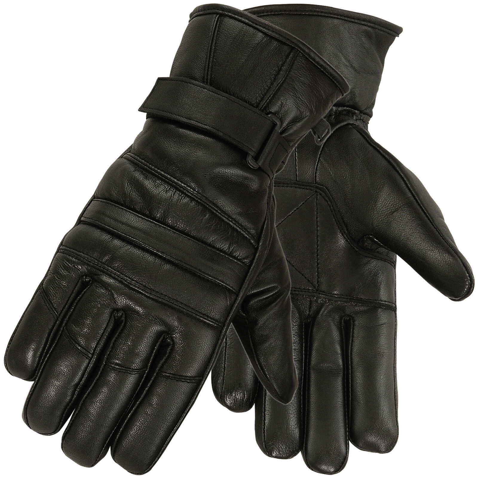 Mens Warm Winter Gloves Dress Motorcycle Cold Weather Glove Thermal Lining Leather