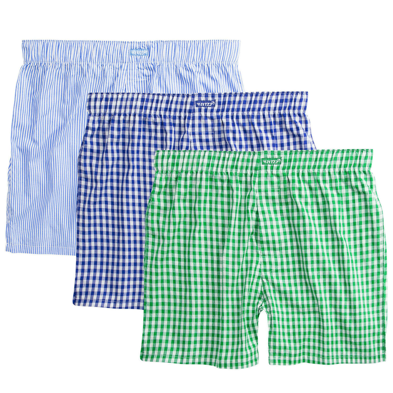 100% Organic Cotton Underwear Boxer Shorts Men's Boxer Shorts Underwear 100% Cotton Plaid