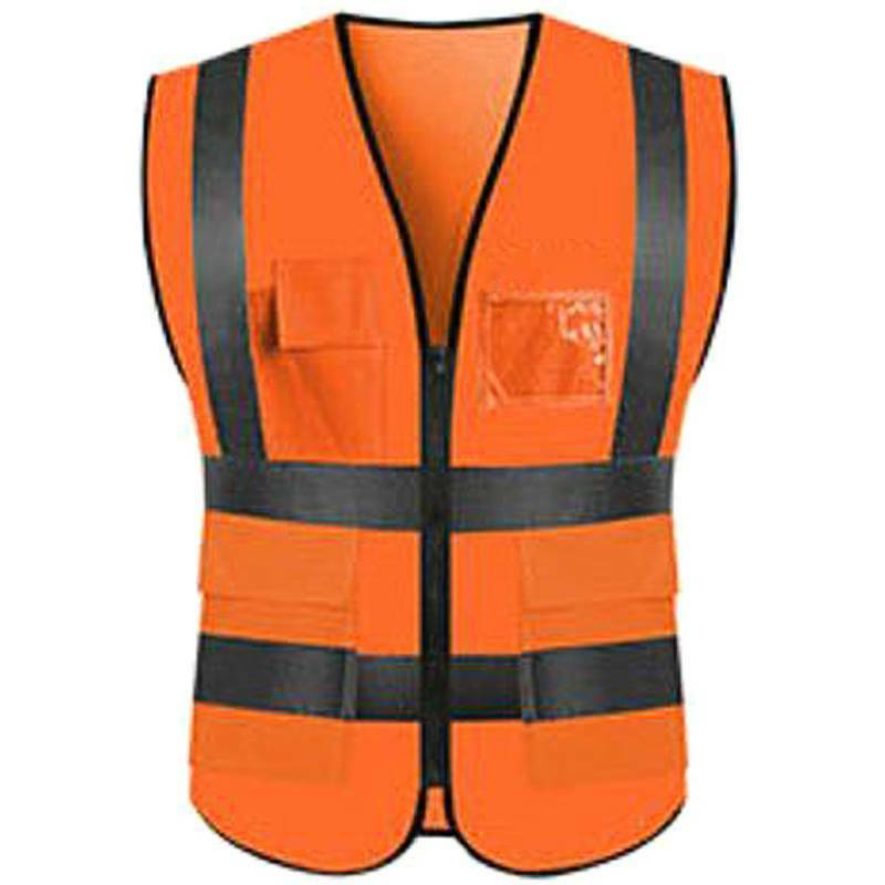 Hi Vis Reflective Vest Hi Viz Visibility Safety Work Wear Jacket Waistcoat Tops