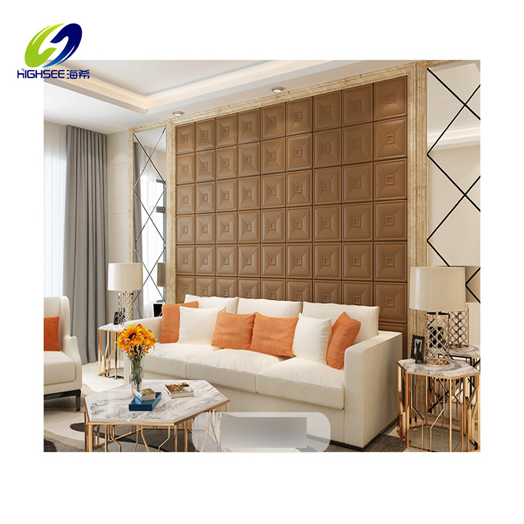 3D Mural Wallpaper/3D PE foam leather Wall Paper/3D paper wall decoration