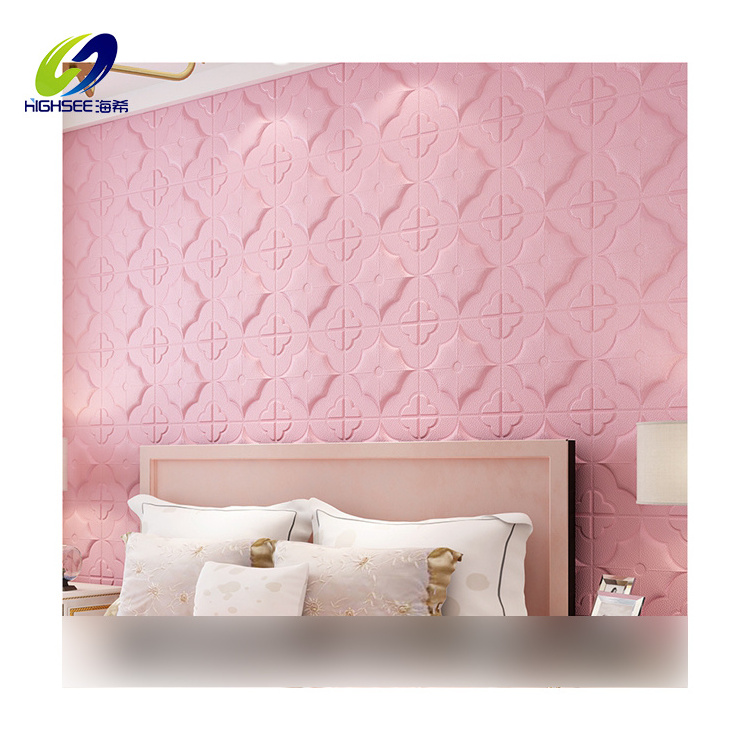 Bedroom Full Colors 3D Brick Pe Foam Wall Panel Self-Adhesive Wallpaper/Stickers