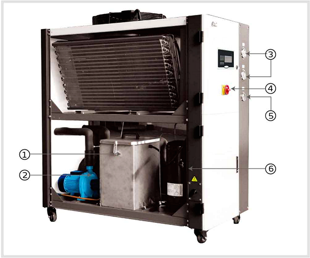 SHINI industry chiller High Quality Industrial Small Water Tank Chiller Cooling 5hp Price