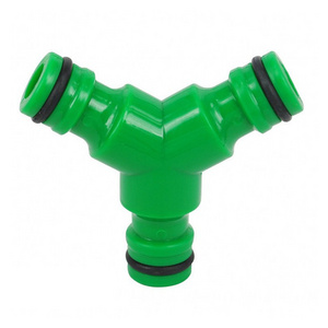 Y Type Water Quick Connector 3 Way Garden Hose Connection Irrigation Tools