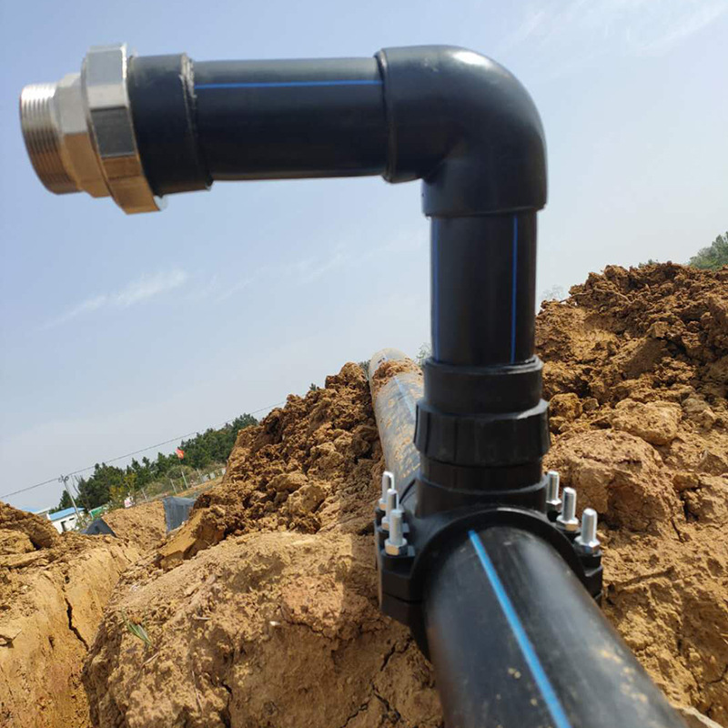 HDPE PP pipe irrigation fitting Saddle Clamp for farm irrigation systems