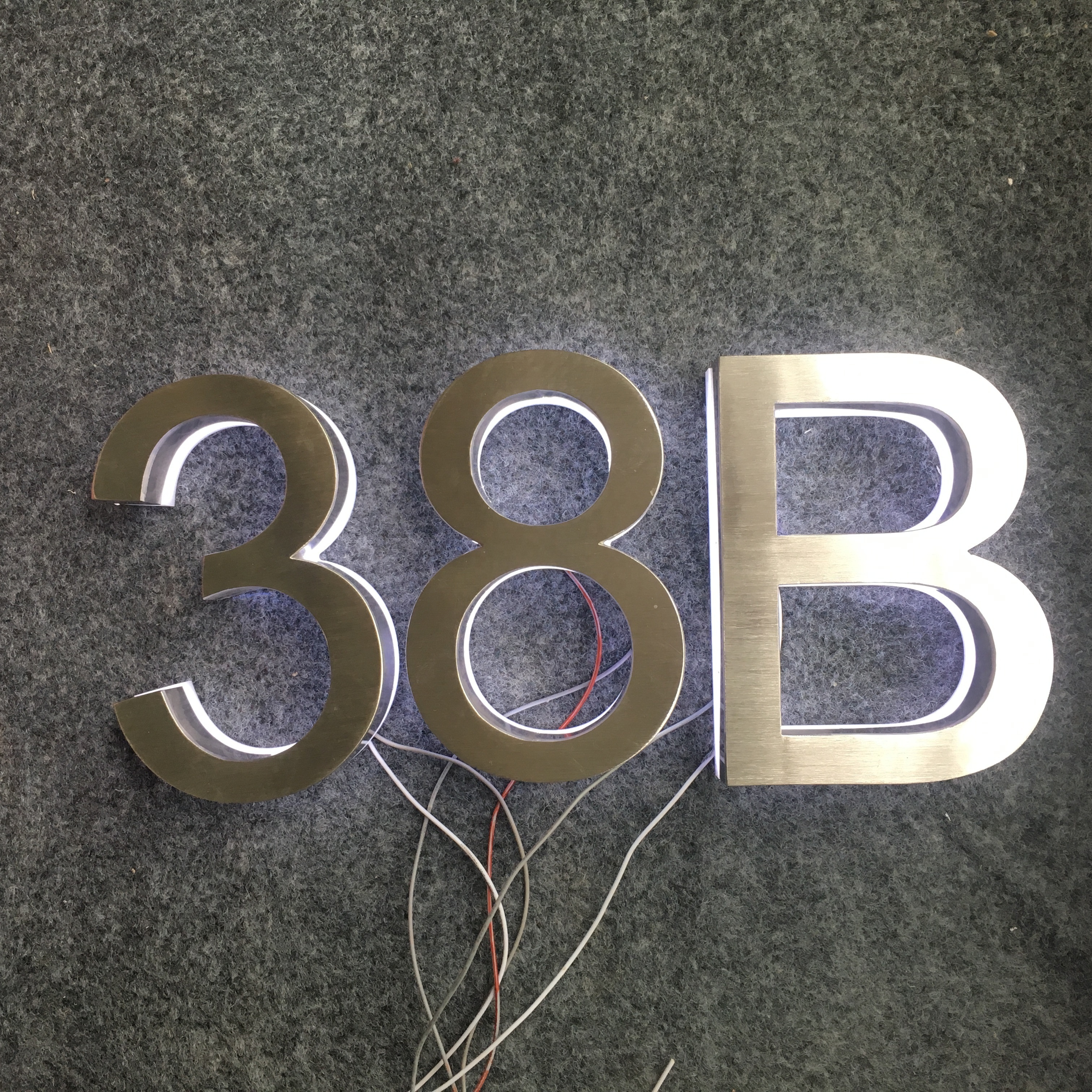 LED Backlit Sign Illuminated House Signs Led Door Number House Number Led Light Number Signs With Light Bulbs