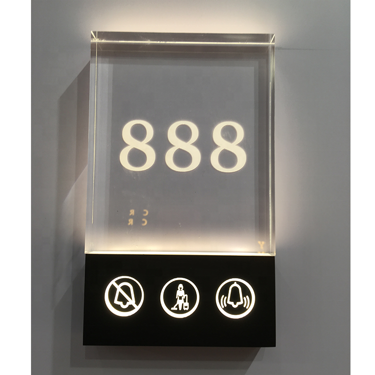 House Signs LED Door Number LED Lighted Lamp Address Sign House Door Number House Number LED Light Sign