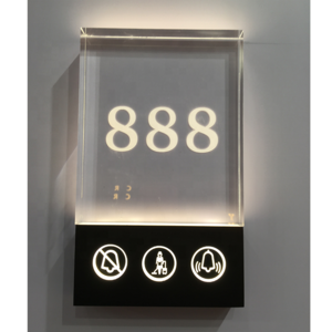 House Signs LED Door Number LED Lighted Lamp Address Sign House Door Number House Number LED Light Sign