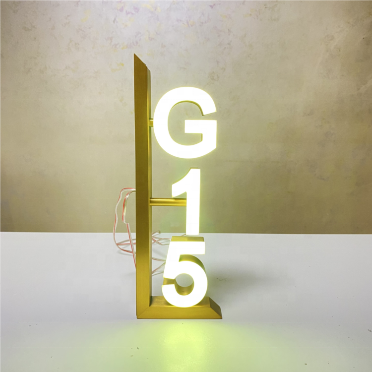 House Signs LED Door Number LED Lighted Lamp Address Sign House Door Number House Number LED Light Sign